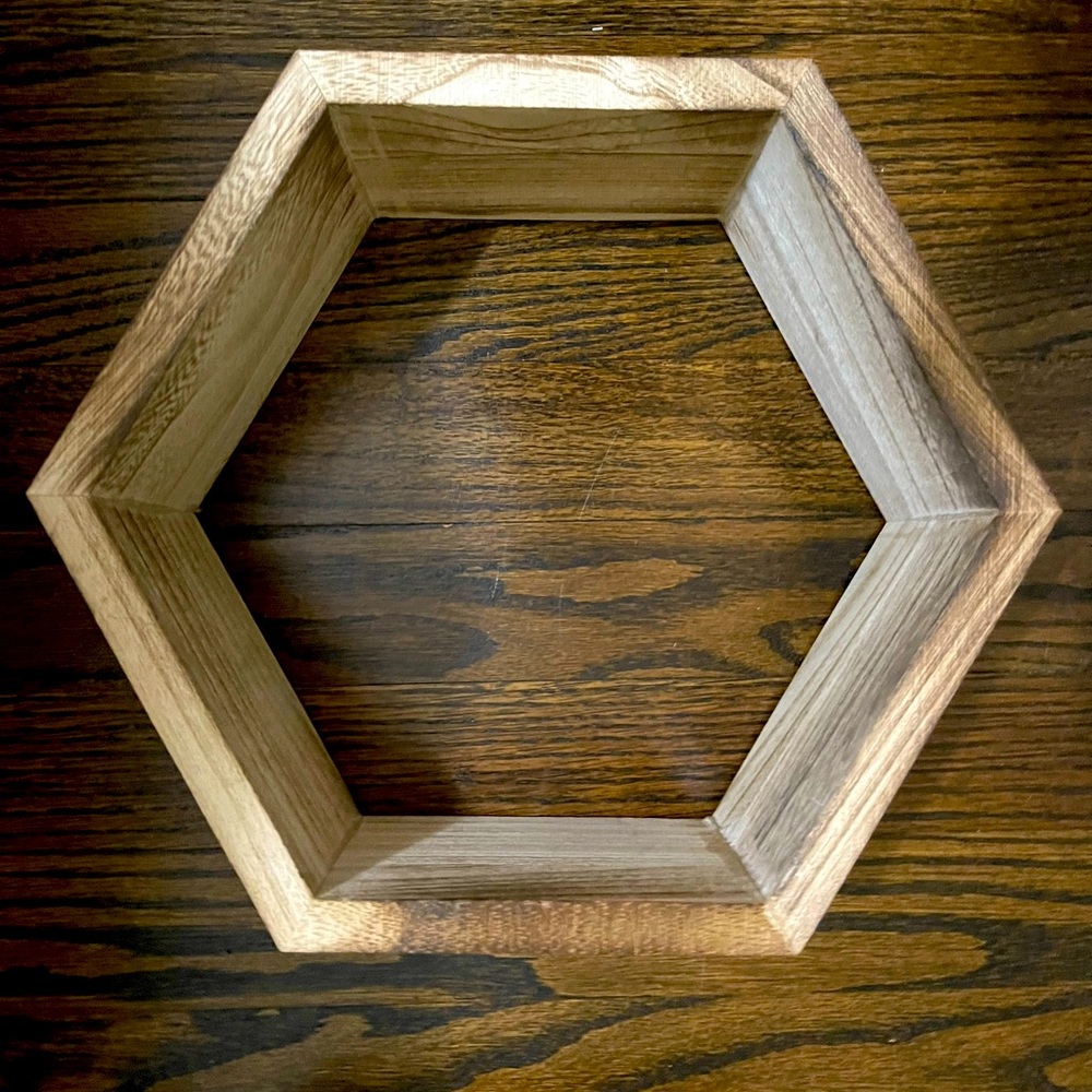 Wooden Hexagon Decor